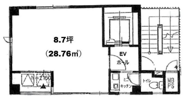 310表参道ビル5F 間取り図