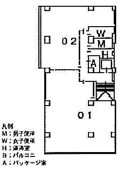 共同新日本橋駅前ビル201・202 間取り図