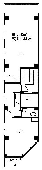 植木ビル3F 間取り図