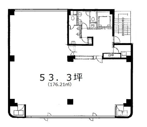 青木ビル5F 間取り図