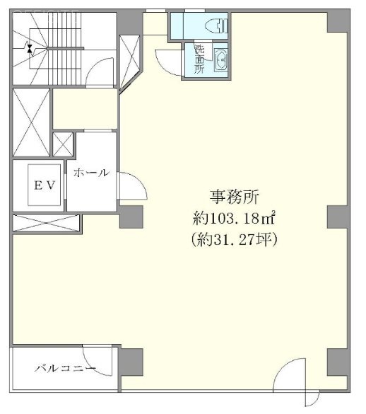 岡崎ビル6F 間取り図