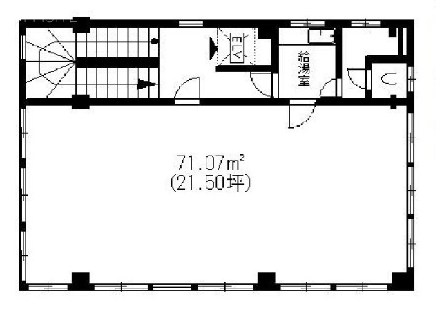 ツインタウン木下ビル7F 間取り図