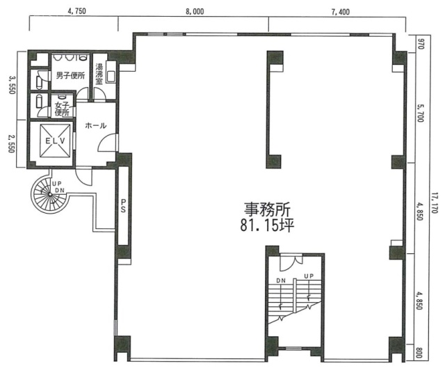 第一富士ビル2F 間取り図