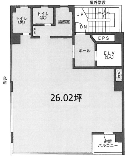 築地中央ビル6F 間取り図