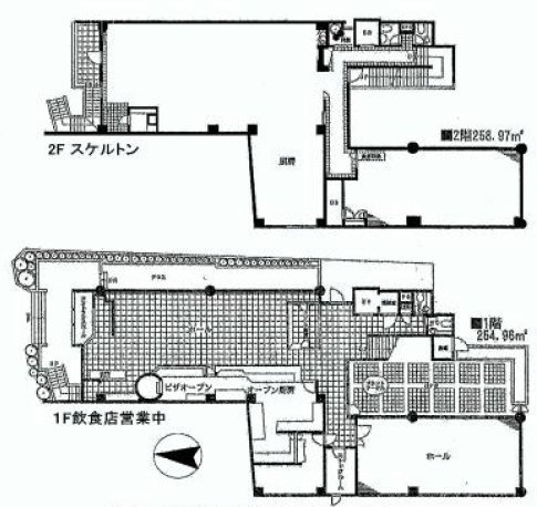 栄晃第1ビル1-2 間取り図