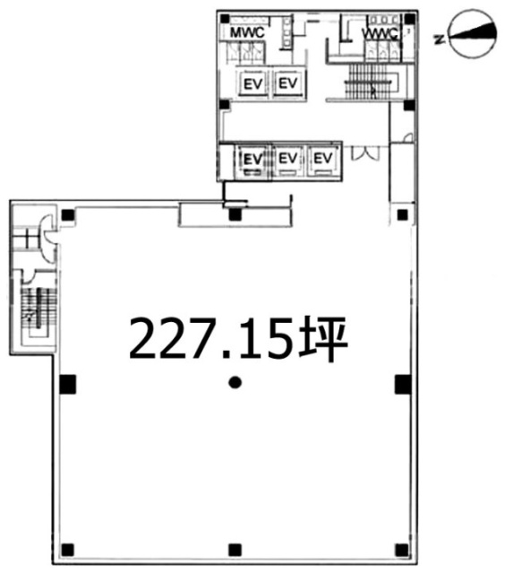 G-BASE田町7F 間取り図