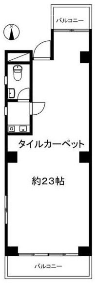 イバラキビル2F 間取り図