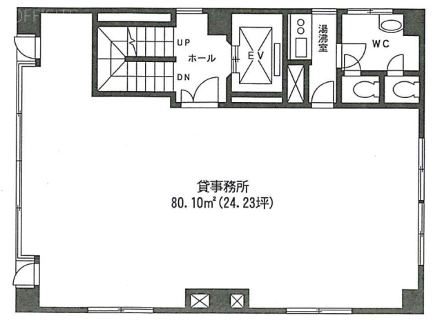 日本橋森ビル3F 間取り図