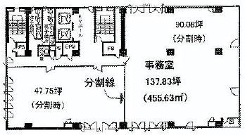 新横浜センタービルB 間取り図