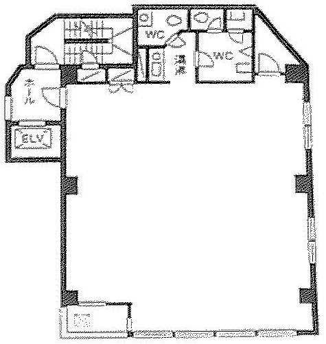 芝YSビル1F 間取り図