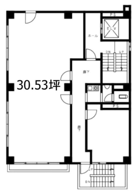 加瀬ビル1374F 間取り図