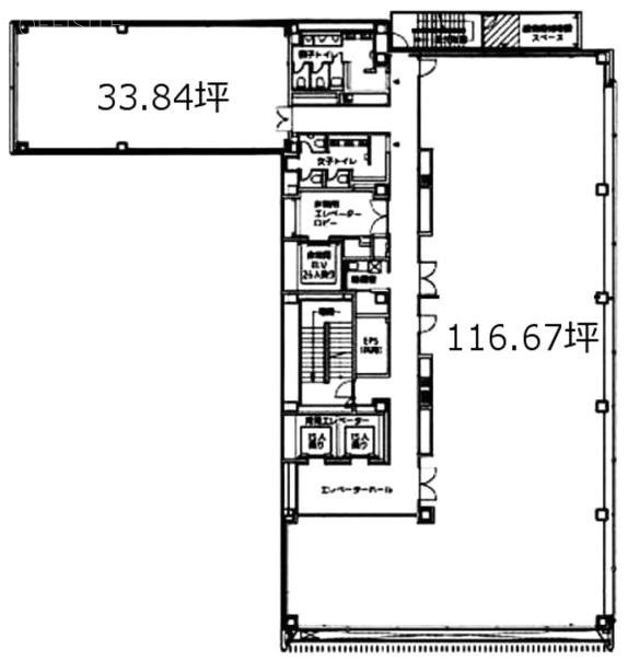 メルクロスビル7F 間取り図