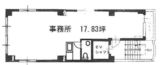 高木ビル5F 間取り図