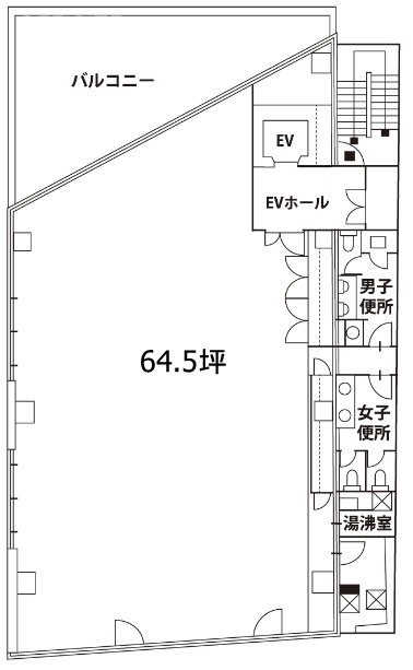 いちご池尻ビル7F 間取り図