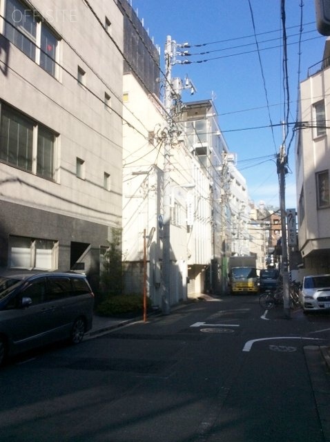 大石屋ビル ビル周辺道路