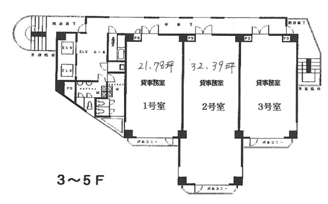 INOビル大崎503 間取り図