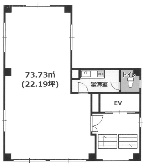 藤ビル3F 間取り図