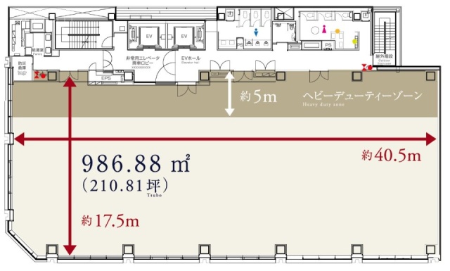 住友不動産新橋ビル3F 間取り図