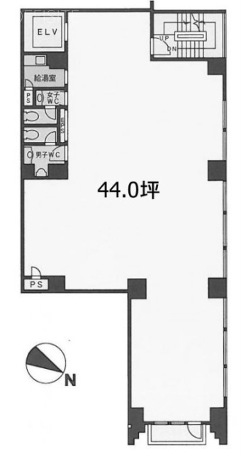 カイセイ八丁堀ビル2F～8F 間取り図