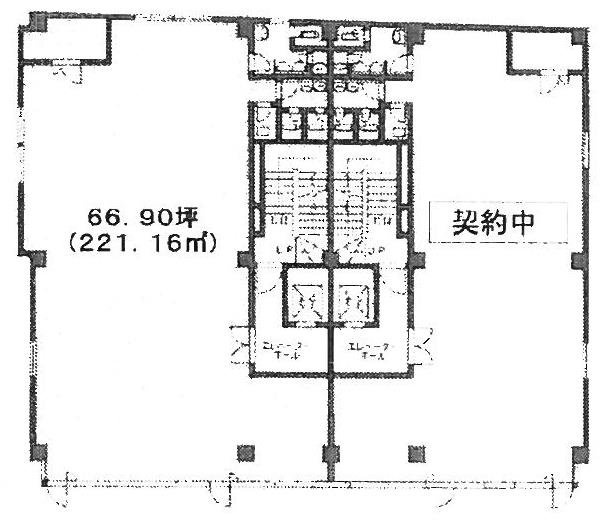 東新宿龍生堂ビル3F 間取り図
