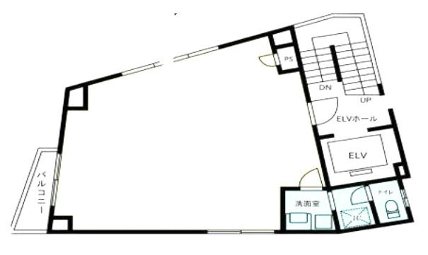 ロナーYSビル4F 間取り図