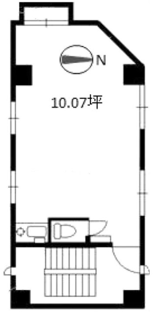 竹乃家1号館ビル2F 間取り図