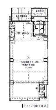 TEZUKA GINZAビル5F 間取り図