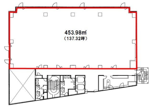 NMF高輪ビル6F 間取り図