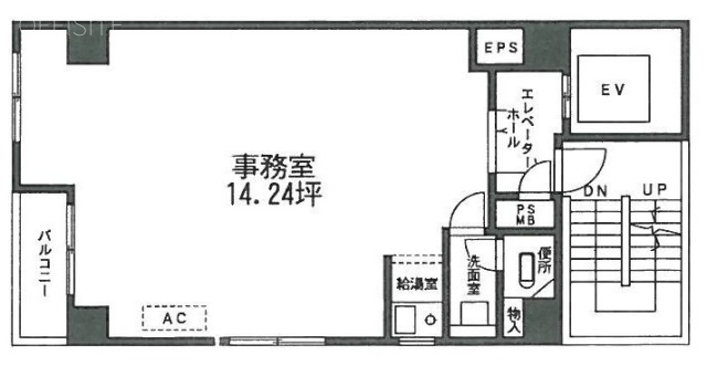 BM神田ビル4F 間取り図