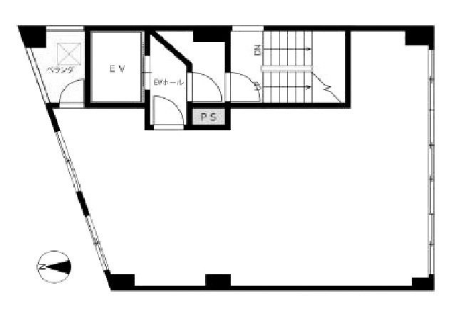 アスナロビル4F 間取り図