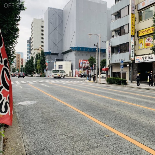 新小伝馬町ビル ビル前面道路