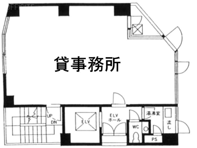 大山ビル1F 間取り図