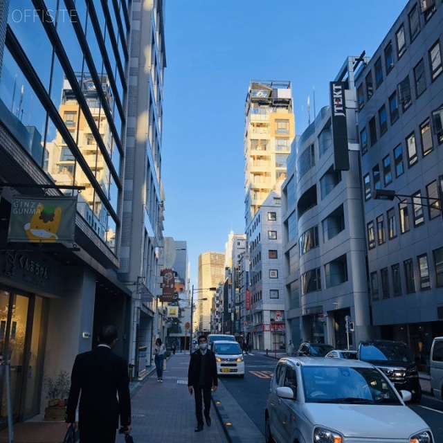 アスク銀座ビル ビル前面道路