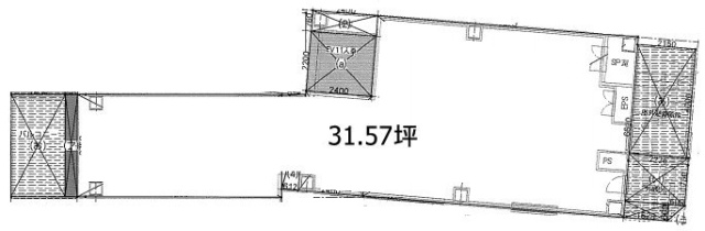 上野Cーroadビル8F 間取り図