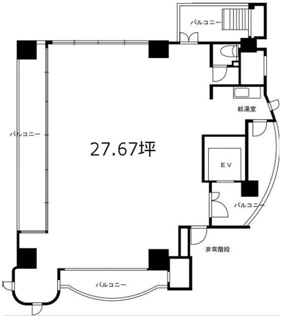 TOMOS(トモス)ビル2F～3F 間取り図