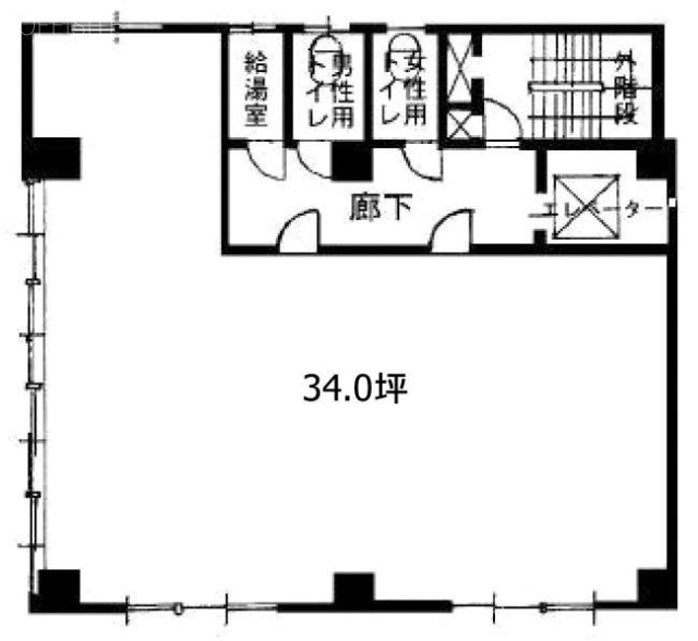 カネコビル2F 間取り図
