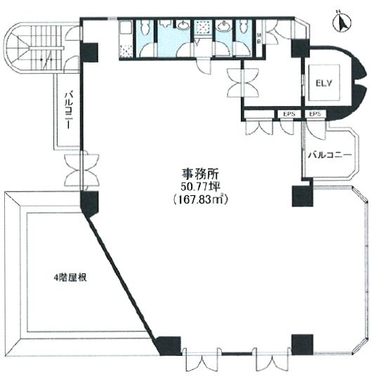 山手ビル5F 間取り図