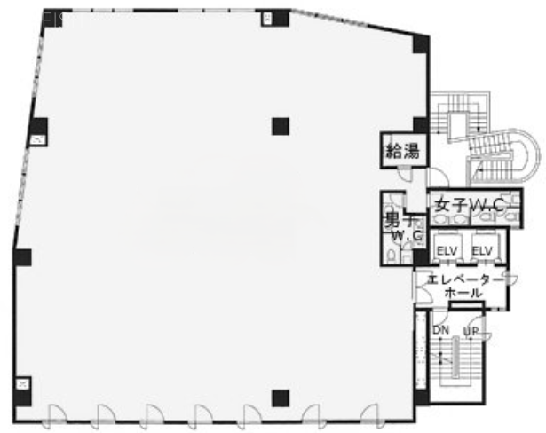 南品川ミヤデラビル2F 間取り図