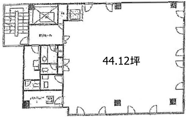 新富HJビル6F 間取り図