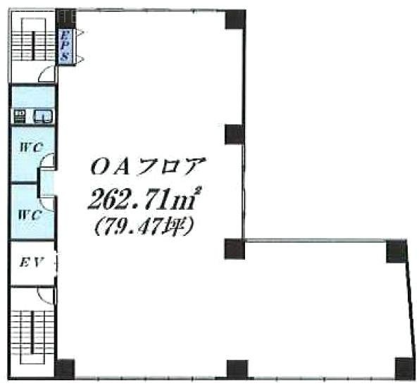 サンユー東蒲田ビル4-A 間取り図