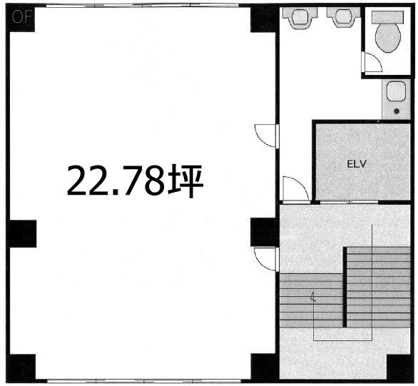 双葉ビル3F 間取り図