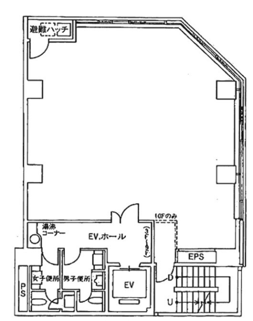 虎ノ門アサヒビル2F 間取り図
