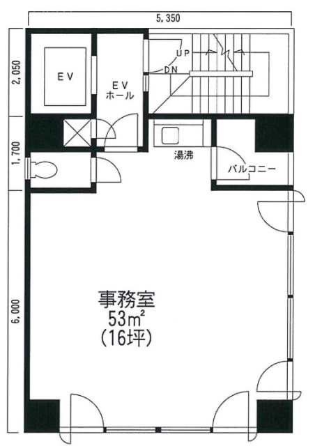寿々木ビル5F 間取り図