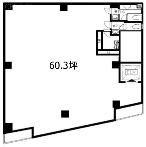 鈴木ビル4F 間取り図