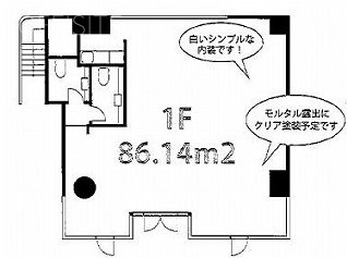 PEP and MAQビル1F 間取り図