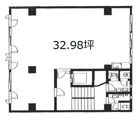 巣鴨第一ビル8F 間取り図