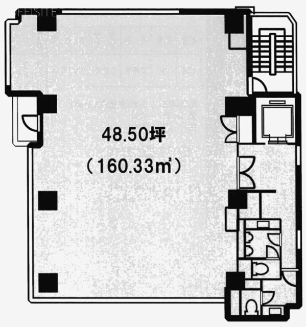 東日本橋藤和ビル3F 間取り図