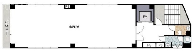 東池袋パークビル4F 間取り図