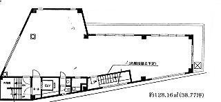 上田ビルB1F 間取り図