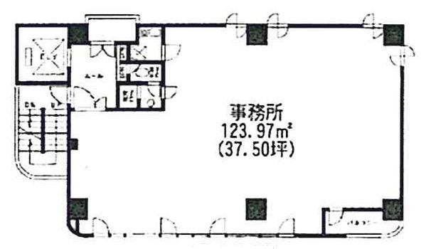 アライ吉敷一丁目ビル7F 間取り図